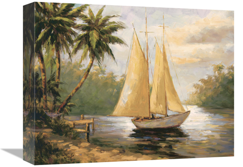 Global Gallery GCS-125267-1216-142 12 x 16 in. Setting Sail II Art Pri