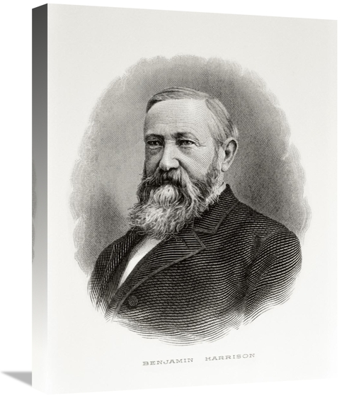 Global Gallery GCS-280689-22-142 22 in. Benjamin Harrison Art Print - 