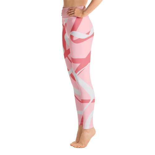 "Be YOU" - Leggings - ABSTRACT ROSE