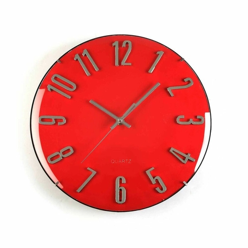 Wall Clock Versa Crystal (30 x 30 x 5,5 cm)