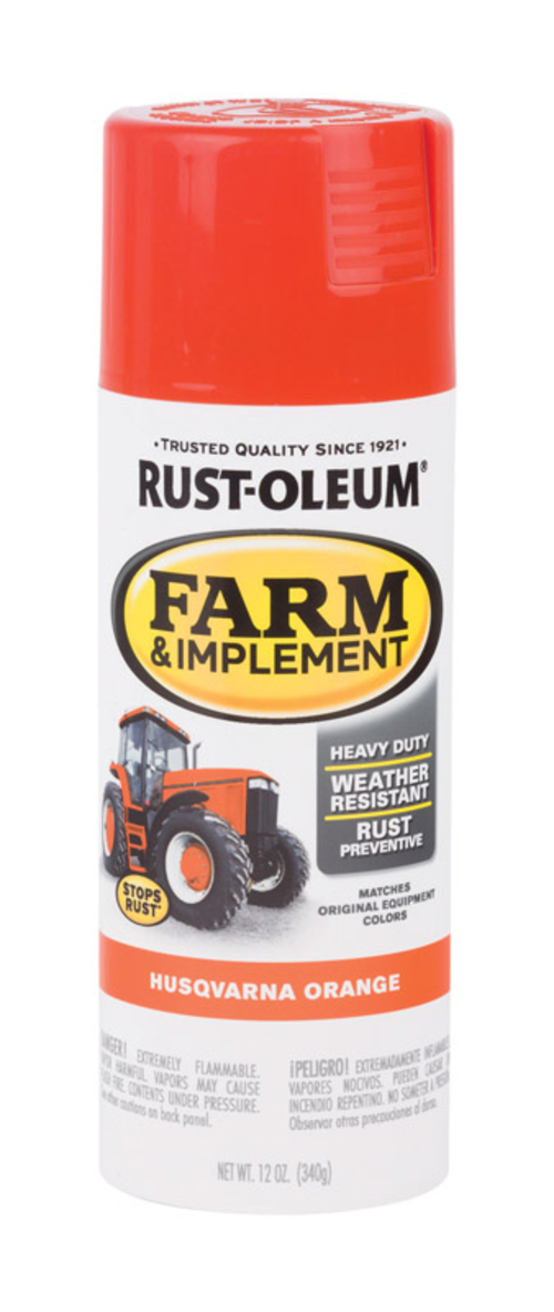Specialty 1864651 12 oz Farm & Implement Husqvarna Orange Spray Paint&