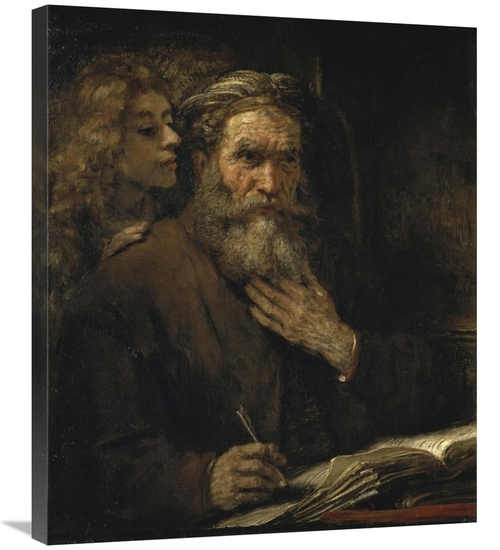 Global Gallery GCS-279591-30-142 30 in. Saint Matthew & The Angel Art 