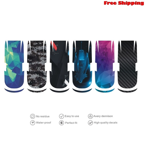 6Pcs Sticker Paster Waterproof Reusable PVC