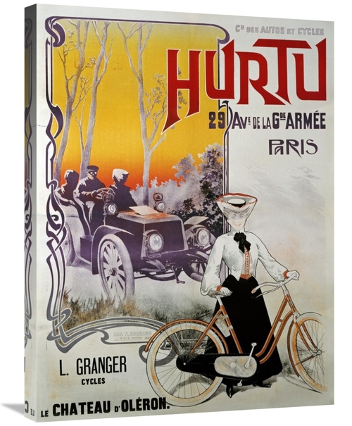 Global Gallery GCS-266424-30-142 30 in. Hurtu Art Print - H Gray