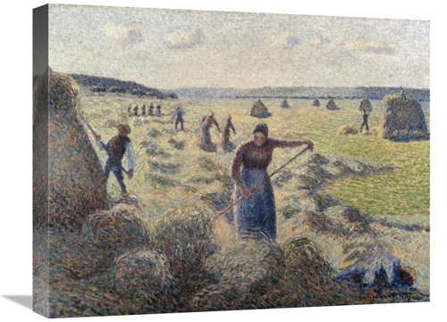 Global Gallery GCS-279438-22-142 22 in. The Hay Harvest, Eragny Ar