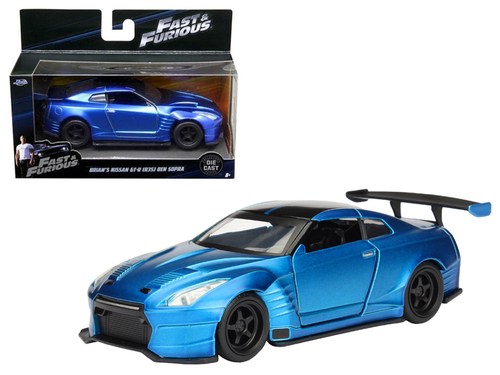 Brian\'s 2009 Nissan GTR R35 Blue Ben Sopra \Fast & Furious\" Movie