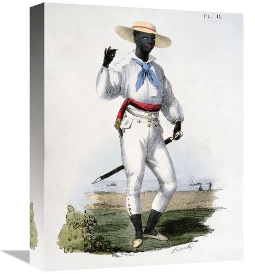 Global Gallery GCS-278234-16-142 16 in. Black Man of the Vera Cruz Reg