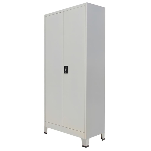 Office Cabinet 35.4"x15.7"x55.1" Steel Gray