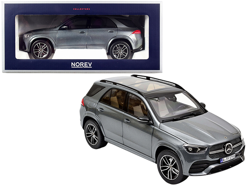 2019 Mercedes Benz GLE with Sunroof Gray Metallic 1/18 Diecast Model