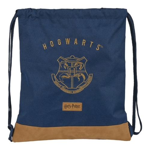 Backpack with Strings Harry Potter Magical Brown Navy Blue (35 x 40 x