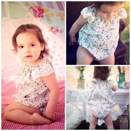 Newborn Girls Floral Bodysuit Clothes Baby girl