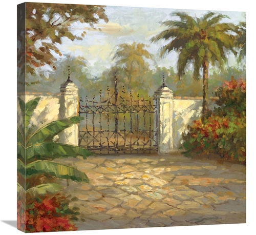 Global Gallery GCS-460100-2424-142 24 x 24 in. Porta Celeste I - Squar