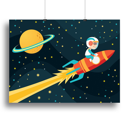 Rocket Boy Canvas Print or Poster