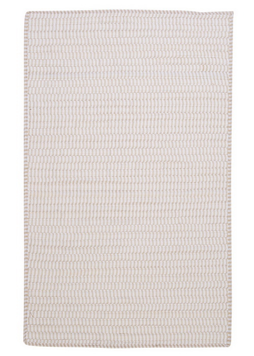 Colonial Mills Rug TK10R060X096B Ticking Stripe- Canvas 5 ft. x 8 ft. 