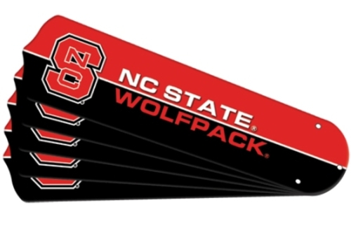 Ceiling Fan Designers 7990-NCS New NCAA NC STATE WOLFPACK 52 in. Ceili