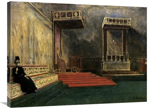 Global Gallery GCS-276773-36-142 36 in. Interior of the Sistine Chapel