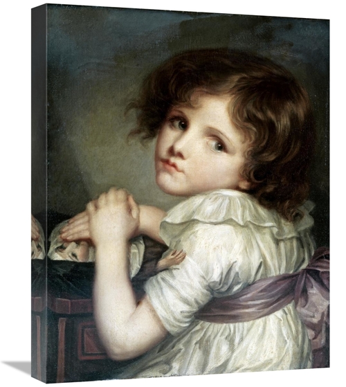 Global Gallery GCS-277804-22-142 22 in. Child with a Doll Art Print - 