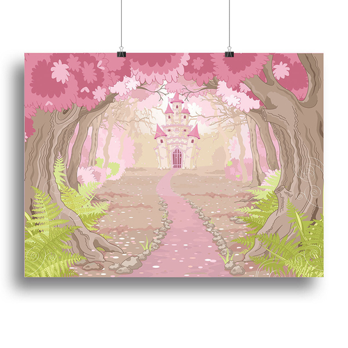 magic fairy tale princess castle Canvas Print or Poster