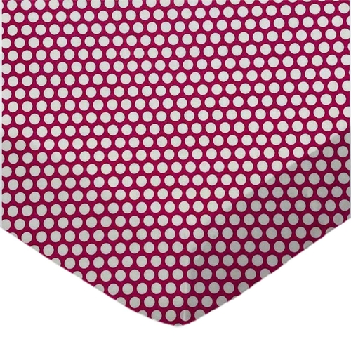 SheetWorld Fitted Changing Pad Cover Sheet - 100% Cotton Woven - Dots