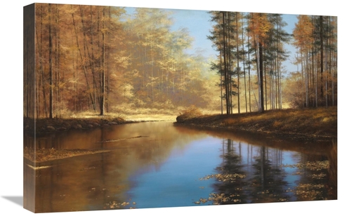 Global Gallery GCS-137379-1624-142 16 x 24 in. Autumn Creek Art Print 