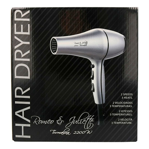 Hairdryer R&J Tourmalina Albi Pro Secador R&J Silver