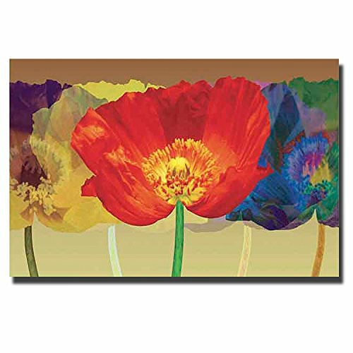 Poppy Tango by Robert Mertens Premium Gallery-Wrapped Canvas Giclee Ar
