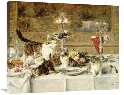 Global Gallery GCS-268215-30-142 30 in. After Dinner Art Print - Louis