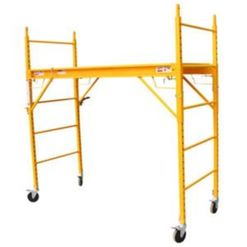 Yellow Mobile Safety High Scaffold / Ladder Tool - 450kg