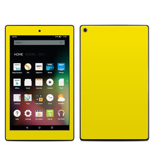 DecalGirl AKHD8-SS-YEL Amazon Kindle Fire HD8 2015 Skin - Solid State 