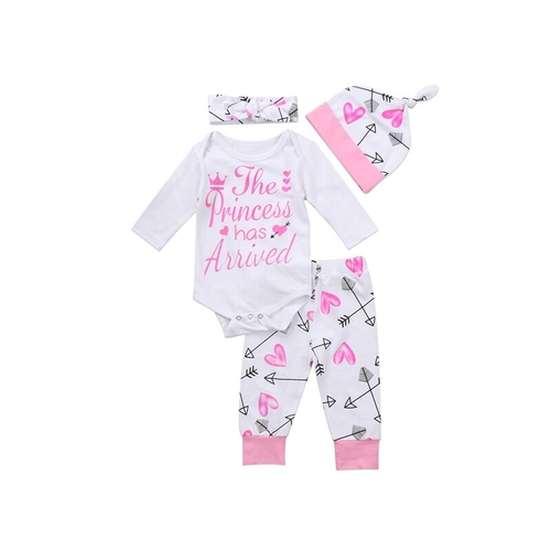 4PCS Fashion Cute Newborn Toddler Baby Girls