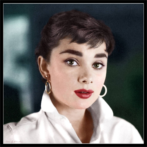 3 Inch Cloth Patch Audrey Hepburn