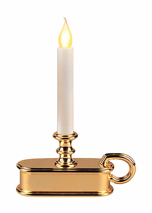 Celebrations 9737099 No Scent Rubbed Bronze Auto Sensor Candle, 9 