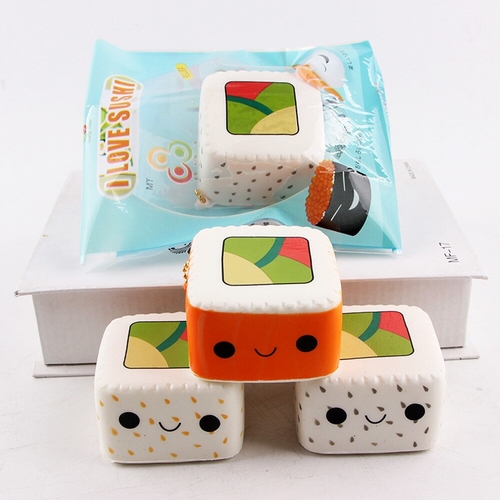 1pcs Cute Mini Squishy Sushi Scented antistress