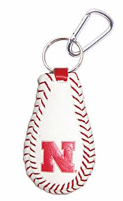 Nebraska Cornhuskers Keychain - Classic Baseball