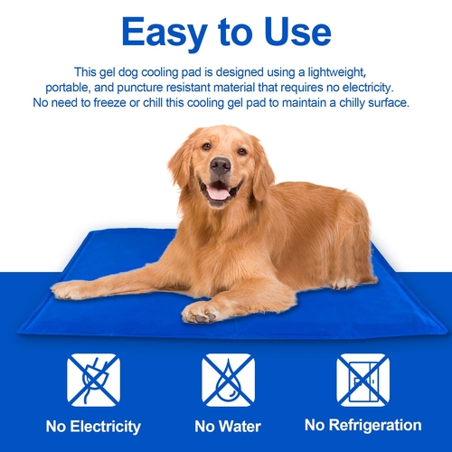 Dog Cooling Mat, Pet Cooling Mat for Dogs and Cats, Pressure Activated