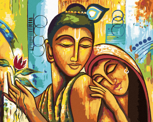 Paint by Numbers - BUDDHA WITH A WOMAN