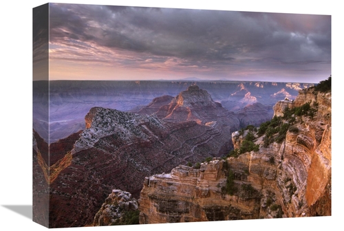 Global Gallery GCS-396740-1216-142 12 x 16 in. Stormy Skies Over Vishn