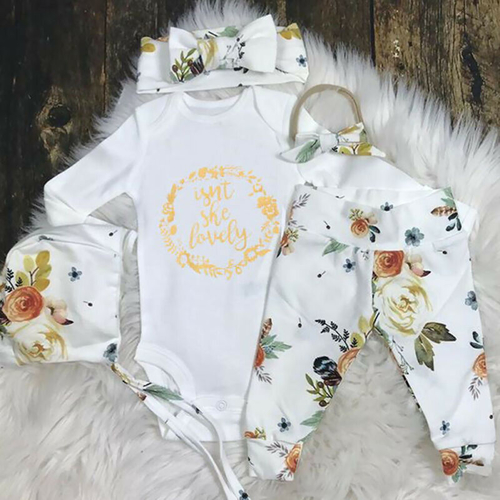 Emmababy 3pcs Set New Autumn Baby Girl Clothes Set