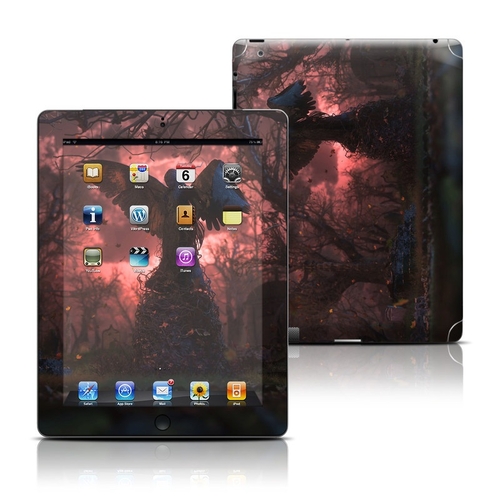 DecalGirl IPD3-BLKANGEL Apple iPad 3 Skin - Black Angel