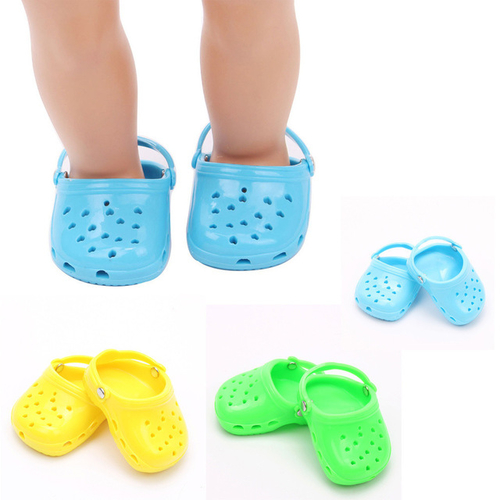 Fashion 2018 Doll Shoes Solid Slippers For 18 Inch