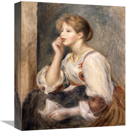 Global Gallery GCS-279695-16-142 16 in. Woman with a Letter Art Print 