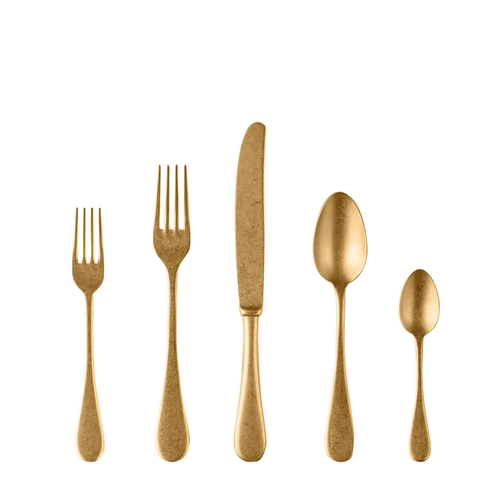 5 pcs Place Setting Vintage Oro