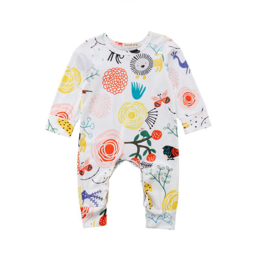 Newborn Baby Kids Boys Girls Infant Romper 