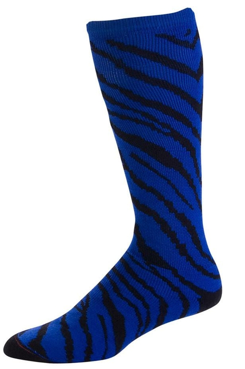 Pizzazz 8090AP -ROY -M 8090AP Animal Print Knee High Sock, Royal -