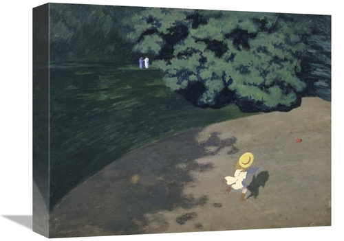 Global Gallery GCS-283276-16-142 16 in. The Ball - Corner of the Park&