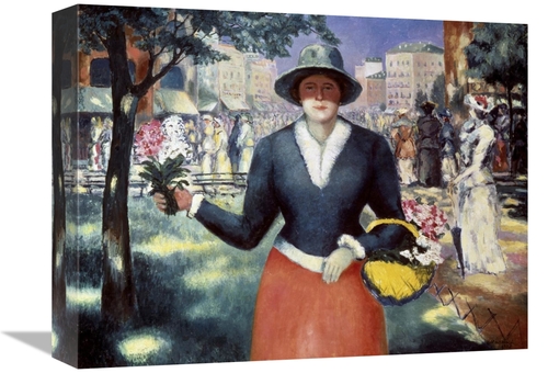 Global Gallery GCS-278340-16-142 16 in. Flower Girl Art Print - Kazimi