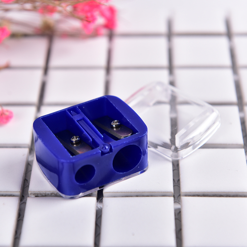 Double Holes Cosmetic Sharpener Useful Pencil