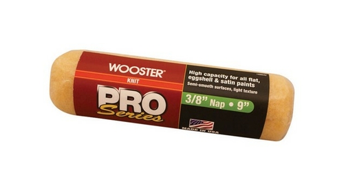 Wooster R353-9 0.37 in. Nap Polypropylene Roller Covers Semi Smooth Su