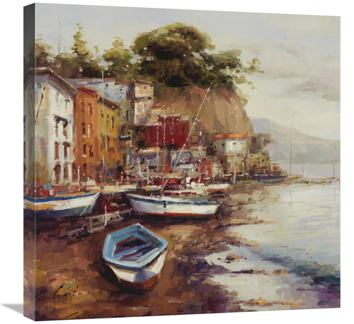 Global Gallery GCS-132561-2424-142 24 x 24 in. Drydock Art Print - Cat