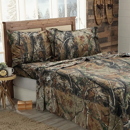 RealTree - All Purpose Camo - Polycotton - Forest Rustic Sheet Set